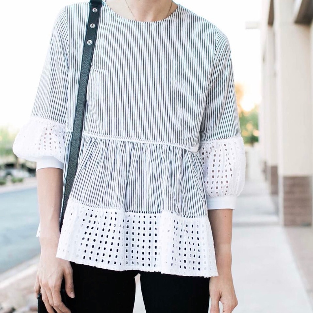 Chicwish statement sleeve top size L